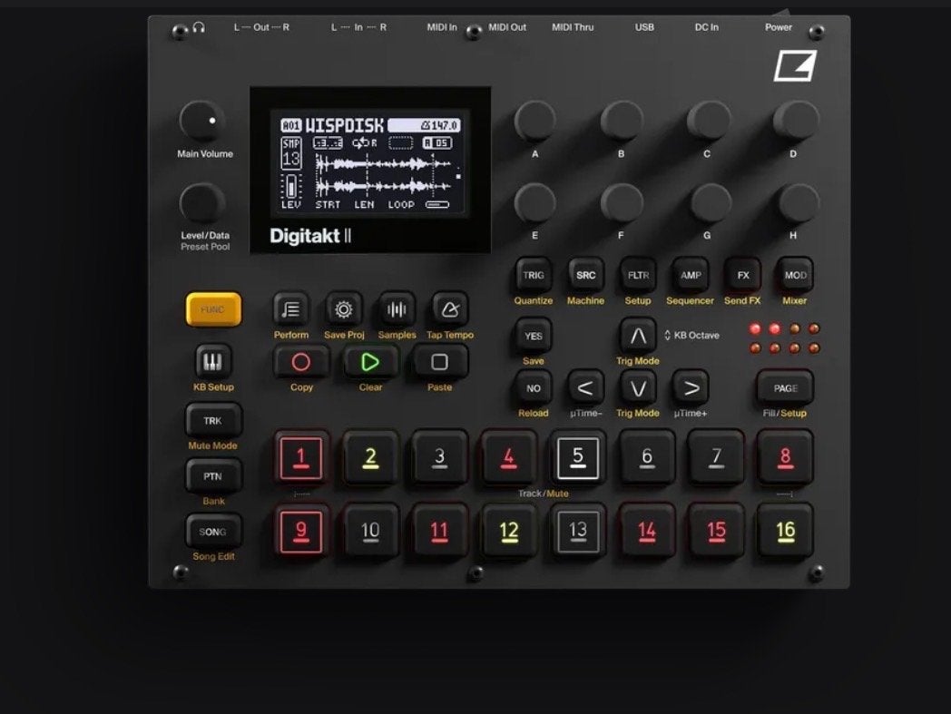 Elektron Digitakt II Drumcomputer & Sampler, Ophalen of Verzenden, Nieuw, Overige merken