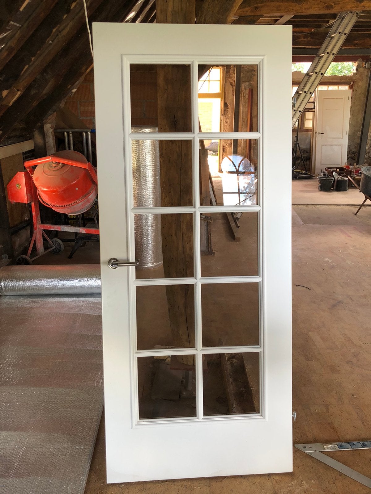 !MOET WEG T.E.A.B! Binnendeur met glas 211x90cm, Binnendeur, Ophalen of Verzenden, 200 tot 215 cm, Glas