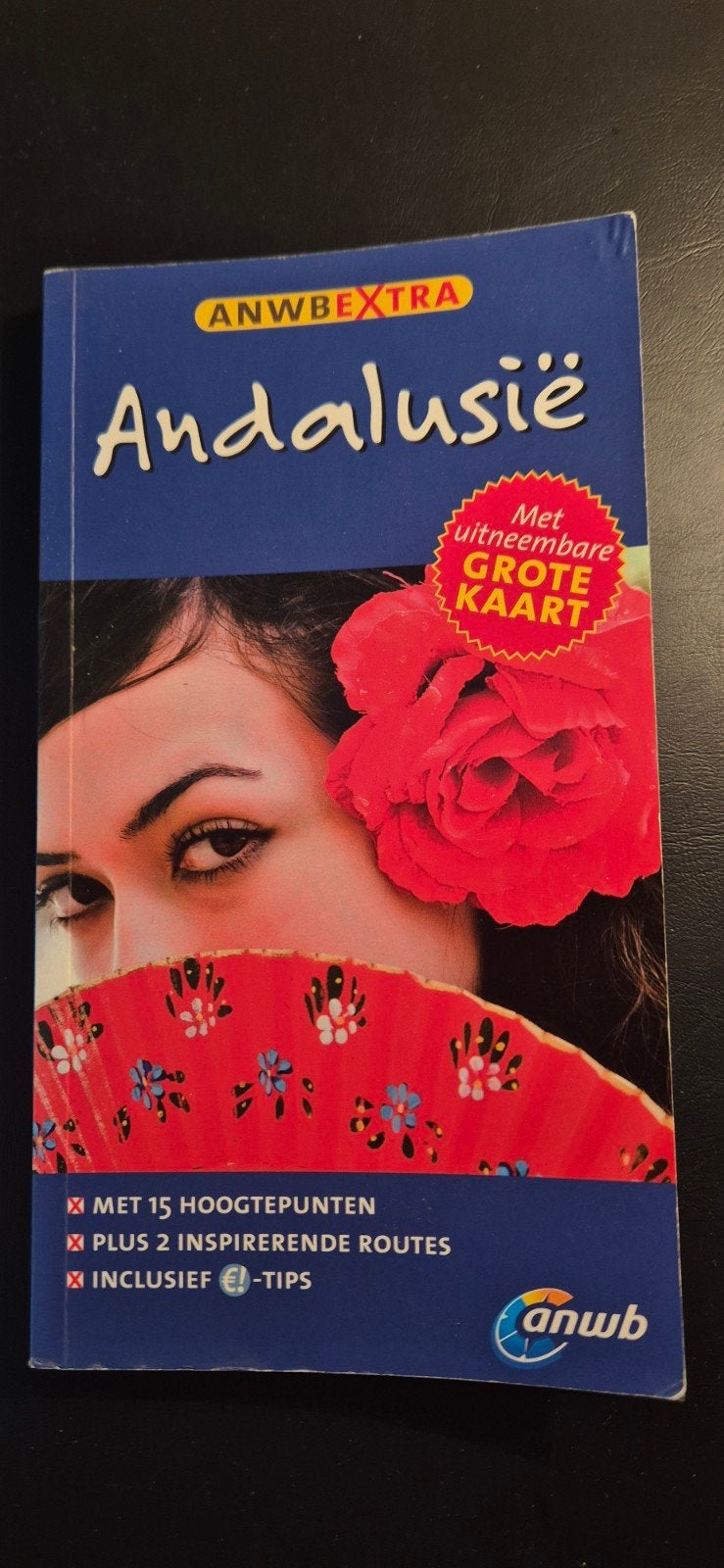 Andalusië ANWB extra reisgids, Europa, Ophalen of Verzenden, Zo goed als nieuw, Reisgids of -boek