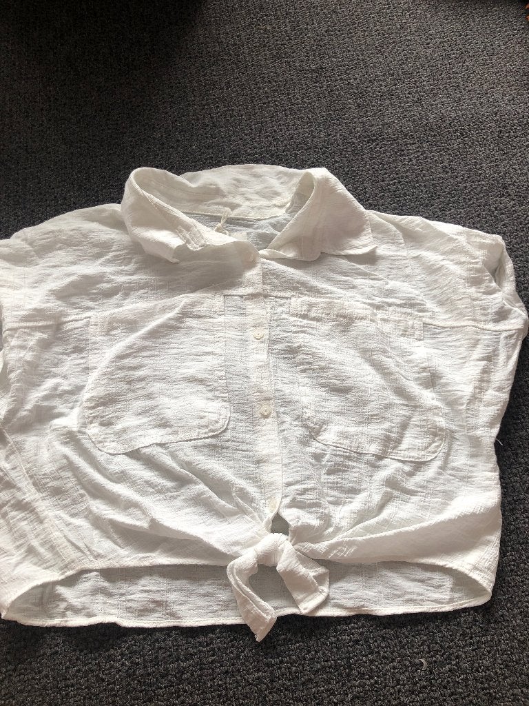 Zara Blouse Maat 156 met Knoop, Kleding | Dames, Ophalen of Verzenden, Korte mouw, Maat 34 (XS) of kleiner, Gedragen