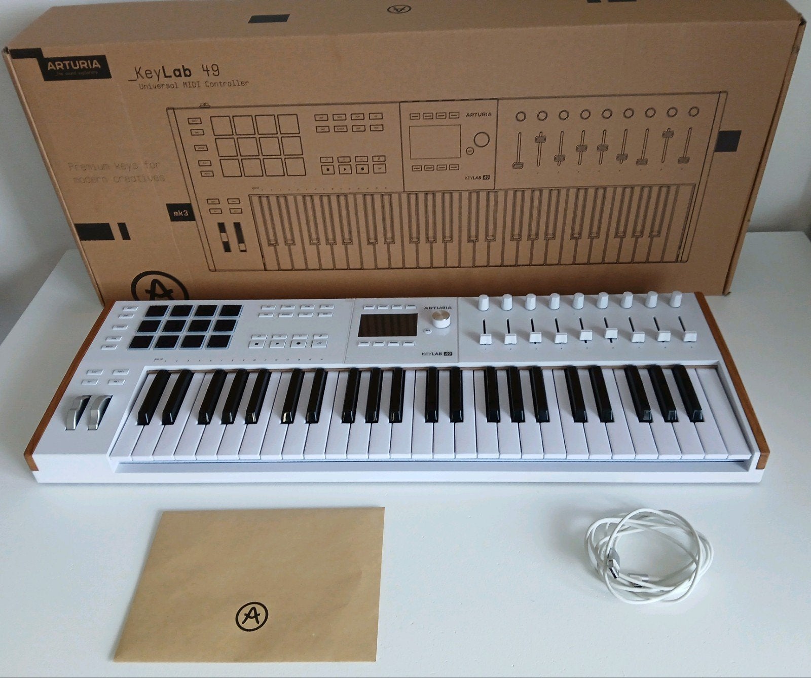 keylab 49mk3 (Met bijna volledige garantie), Muziek en Instrumenten, Ophalen, Zo goed als nieuw