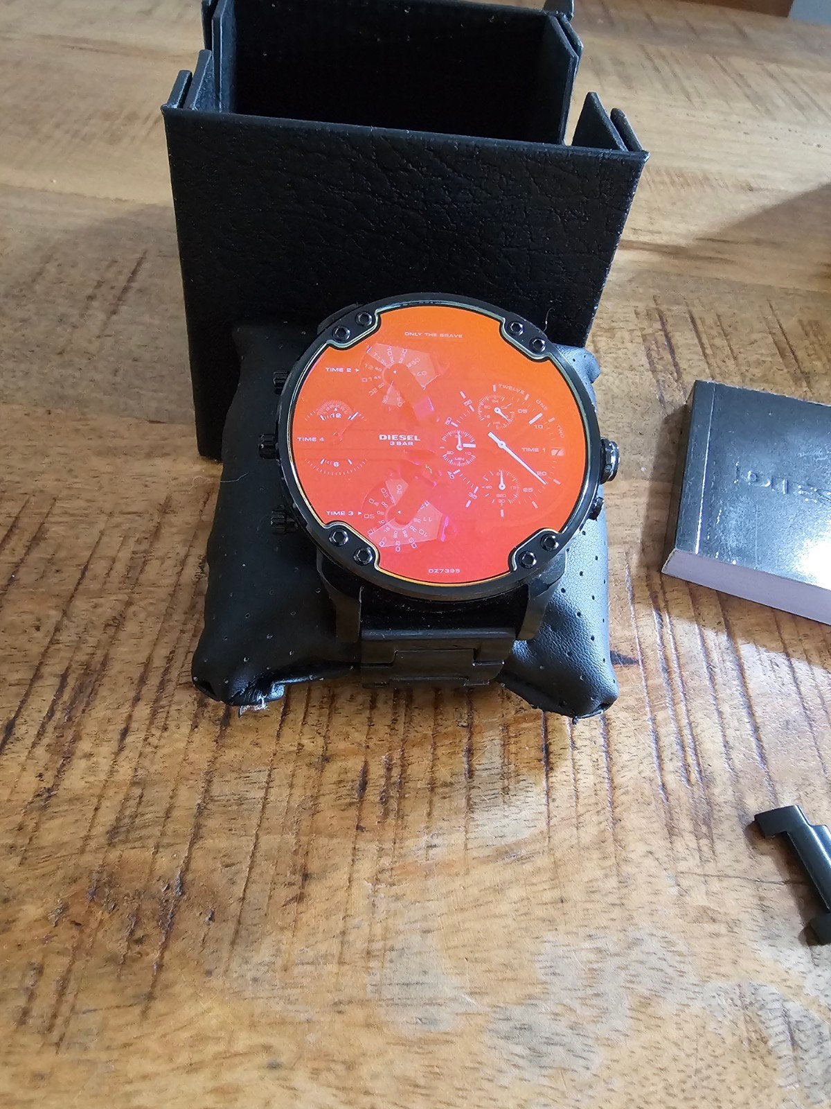 Diesel Horloge DZ7396, Ophalen, Zo goed als nieuw, Staal, Overige merken