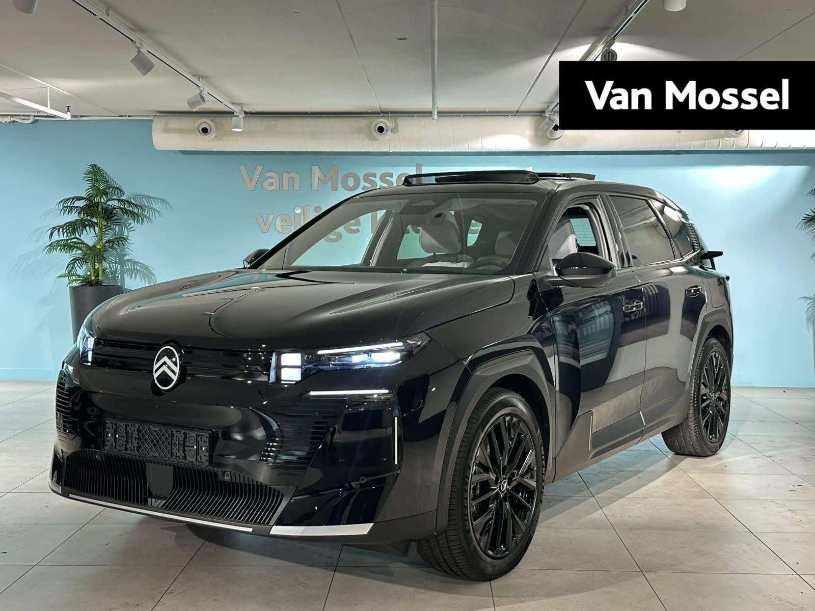 Citroen C5 Aircross Max Comfort Range 74 kWh | Panorama dak, 12 maanden, 213 pk, C5 Aircross, Zwart