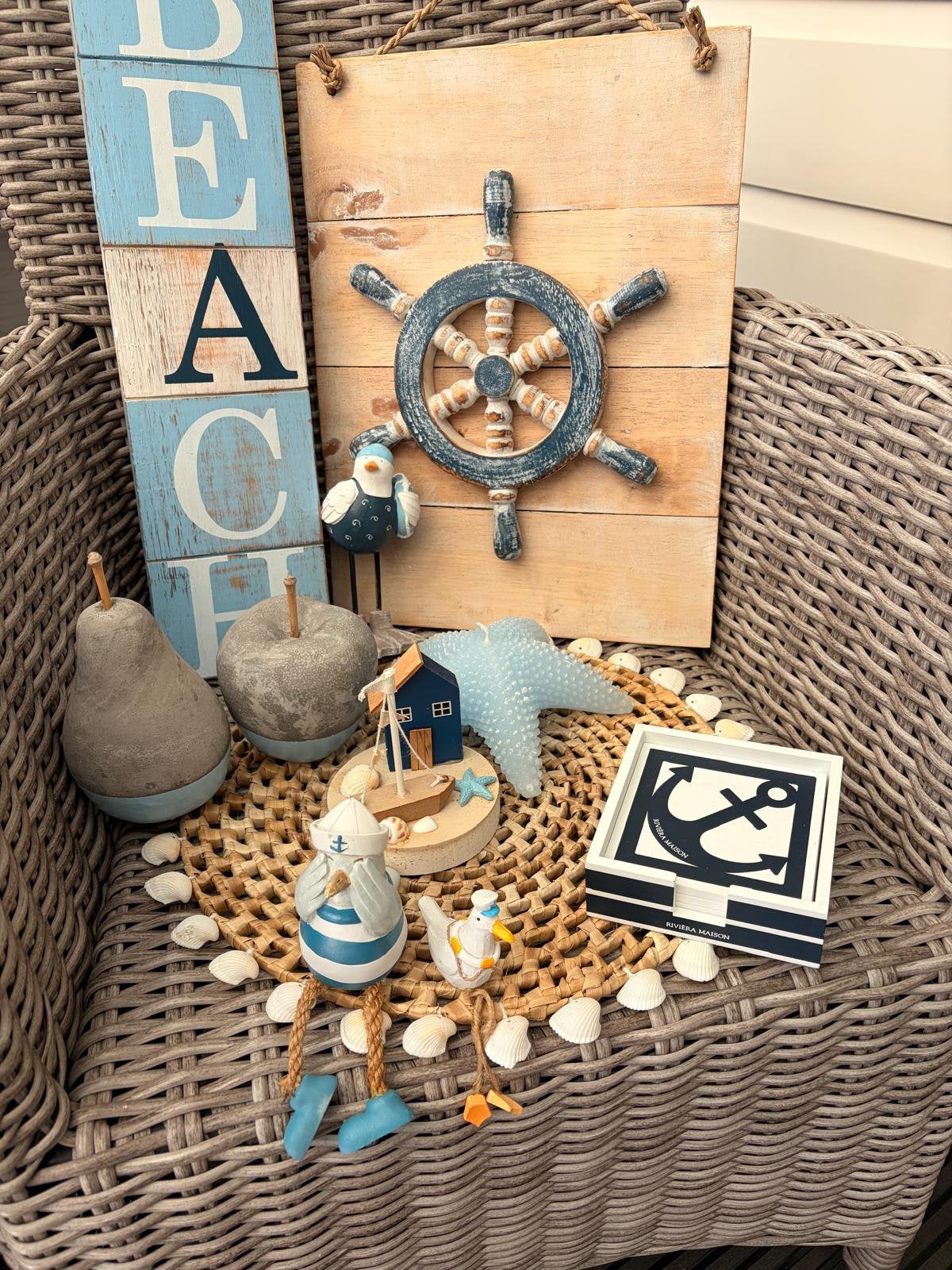Nautische woonaccessoires 💯 stuks, Ophalen of Verzenden, Zo goed als nieuw