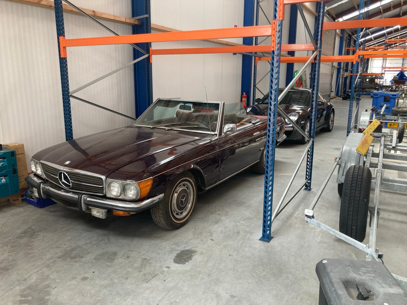 Mercedes SL 450 orgineel schuurvonst weinig km compleet, Auto's, Automaat, 8 cilinders, Cabriolet, Particulier