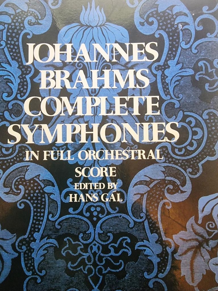 Johannes Brahms Complete Symphonies - Full Orchestral Score, Muziek en Instrumenten, Gebruikt, Klassiek, Ophalen of Verzenden