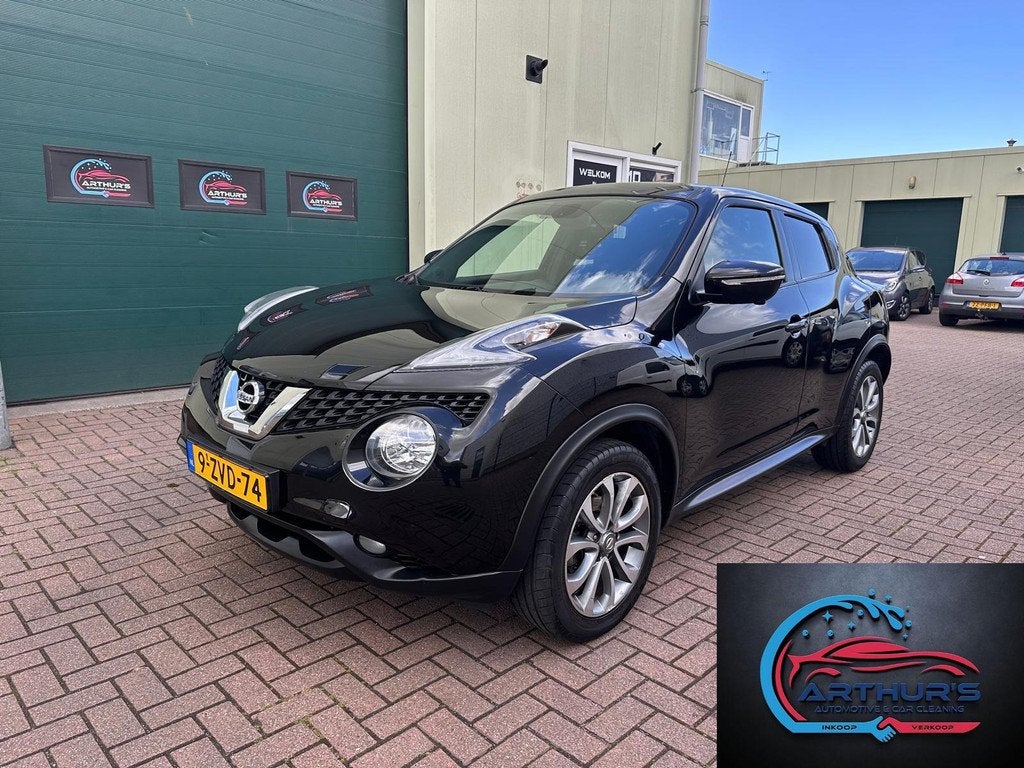Nissan Juke 1.2 DIG-T S/S Acenta – NAP – APK 10-2026 –, Auto's, Nissan, Voorwielaandrijving, 116 pk, Zwart, Origineel Nederlands