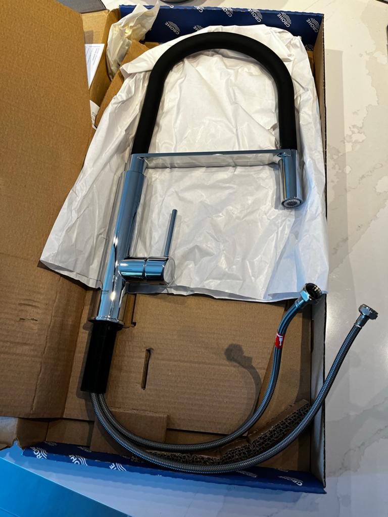 Grohe Concetto Keukenkraan professional, Doe-het-zelf en Verbouw, Sanitair, Ophalen, Nieuw, Chroom, Kraan