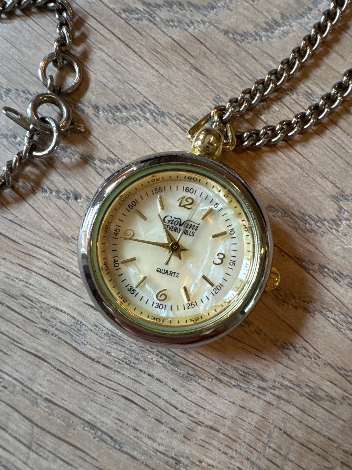 Giovanni Beverly Hills Zakhorloge (hanghorloge) - werkend!, Sieraden, Tassen en Uiterlijk, Horloges | Dames, Overige merken, Overige materialen