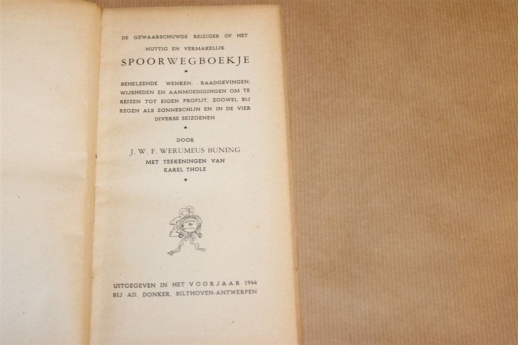 Het Nuttig en Vermakelijk Spoorwegboekje — Vintage 1944, Gebruikt, -, Tram, -