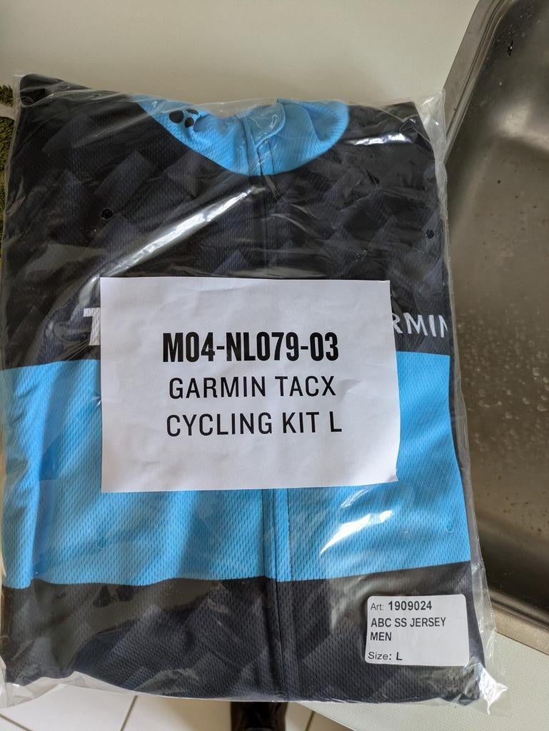 Tacx fietsshirt en fietsbroek maat L, Ophalen of Verzenden