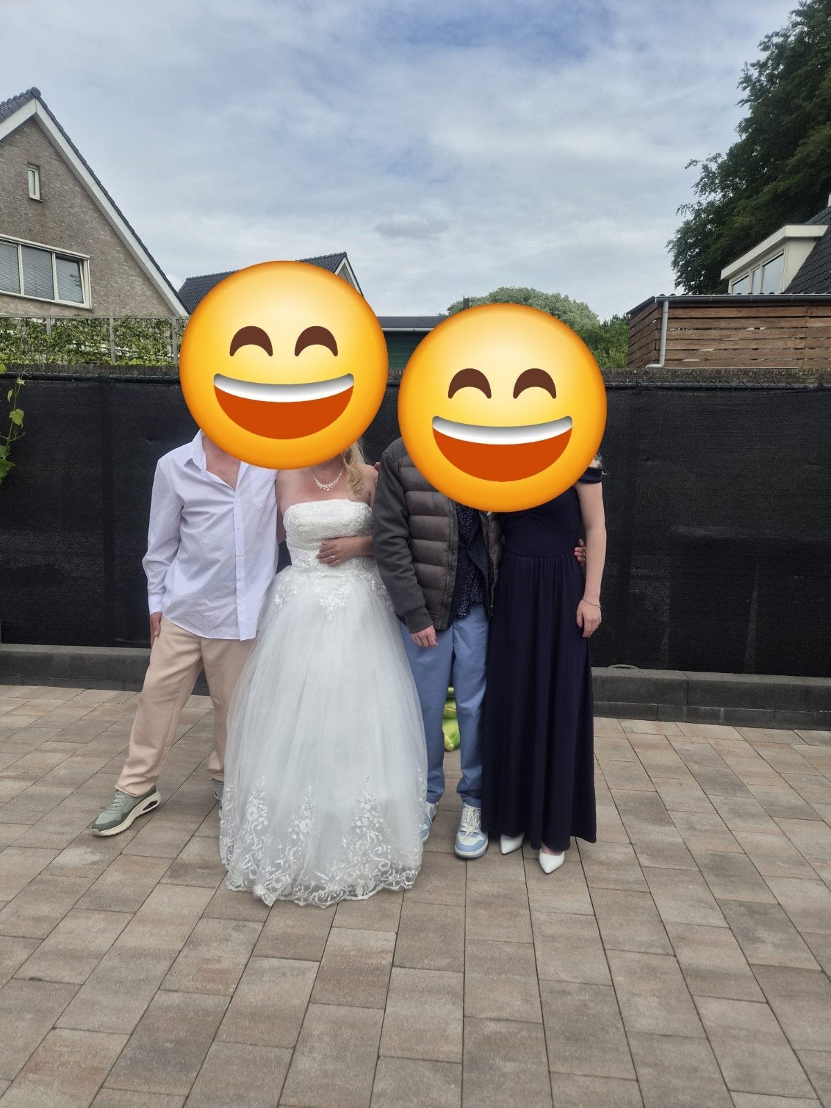 Zeer mooie trouwjurk maat 40, Ophalen of Verzenden, Zo goed als nieuw, Wit, Trouwjurk
