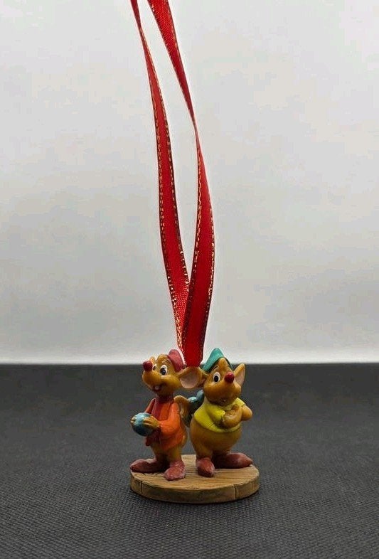 Disney Gus en Jaq kerst ornament hanger kerstbal, Verzamelen, Disney, Ophalen of Verzenden, Assepoester of Belle, Nieuw