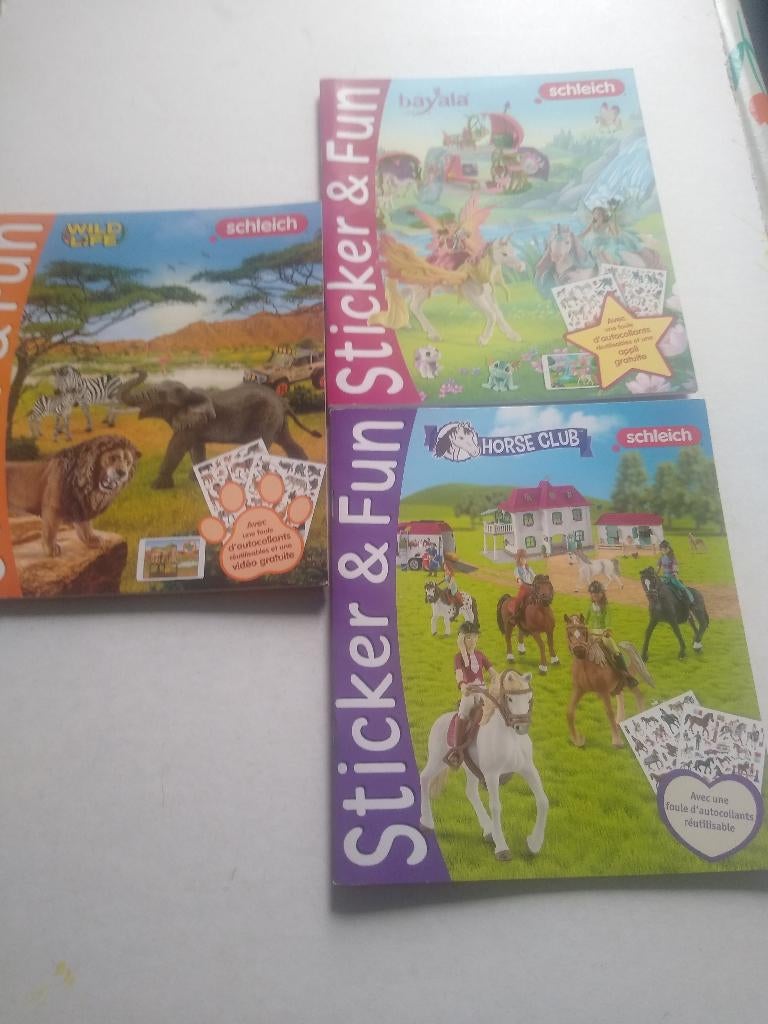 SCHLEICH -- STICKER & FUN, Ophalen of Verzenden, Nieuw, Jongen of Meisje
