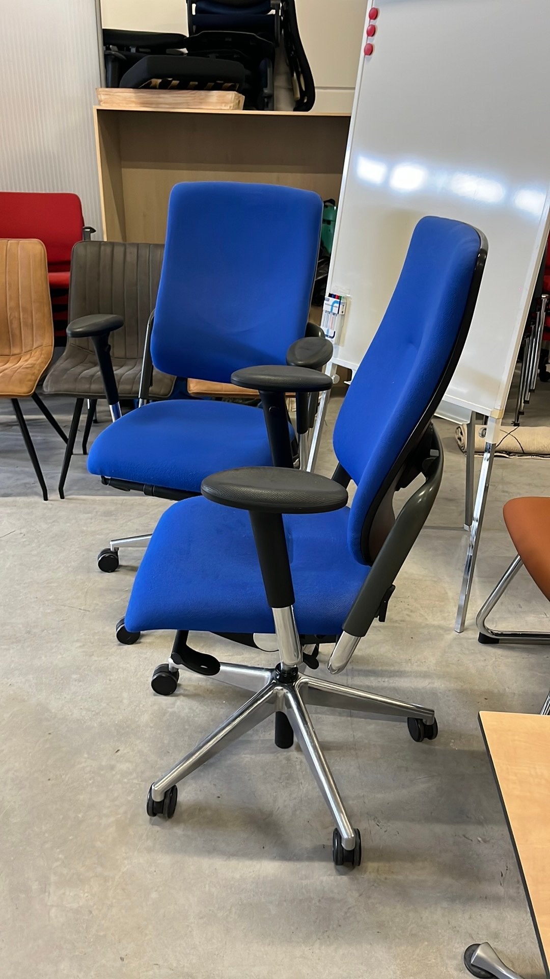 Rohde & Grahl Xenium bureaustoel blauw, Ophalen, Blauw, Geen, Rohde & Grahl Xenium