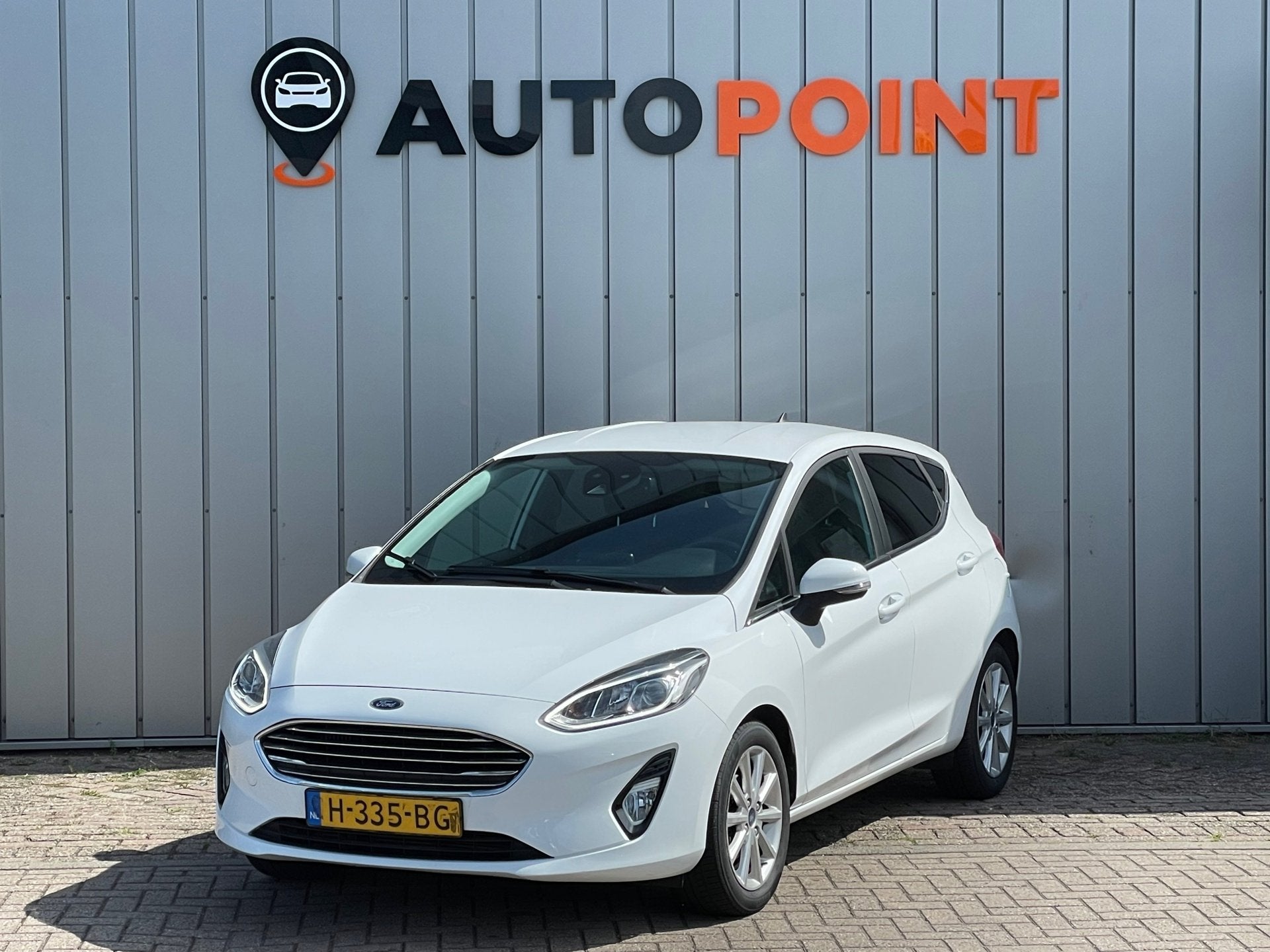 Ford Fiesta 1.0 EcoBoost Titanium AUTOMAAT LED ORG NL, Auto's, Stof, Gebruikt, Origineel Nederlands, Bedrijf