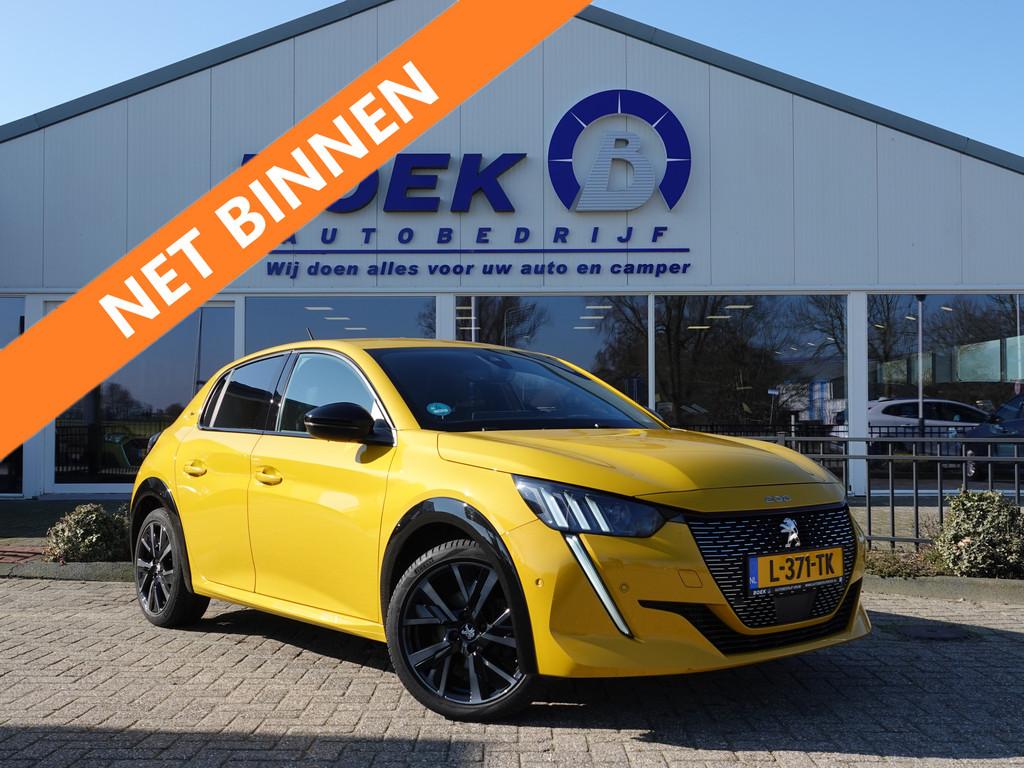 Peugeot 208 1.2 PureTech GT 100PK H-LEER | GR. NAVI | STOELV, Auto's, Voorwielaandrijving, 101 pk, Gebruikt, Euro 6
