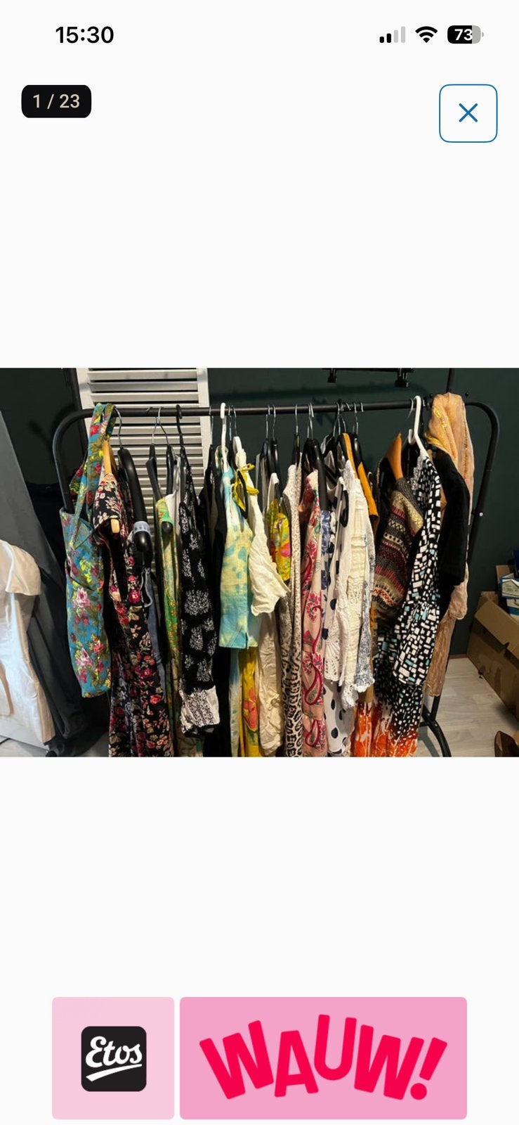 Restpartij gesorteerde (merk)kleding, Ophalen, Zo goed als nieuw, Maat 38/40 (M)