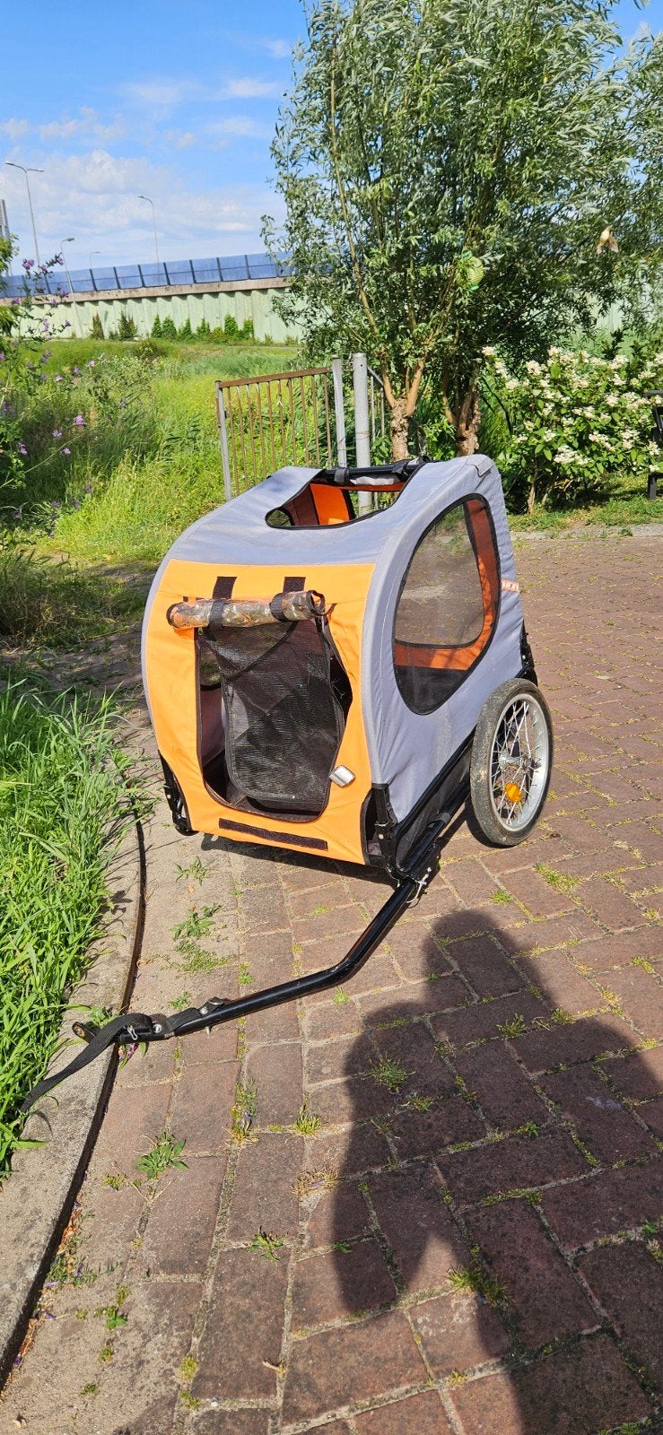 Honden fietskar, Fietsen en Brommers, Ophalen, Gebruikt, Hondenkar