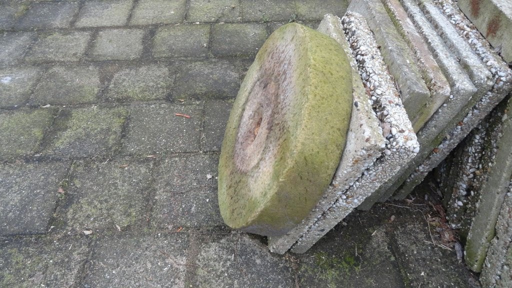 Slijpsteen, antiek, groot, Ophalen