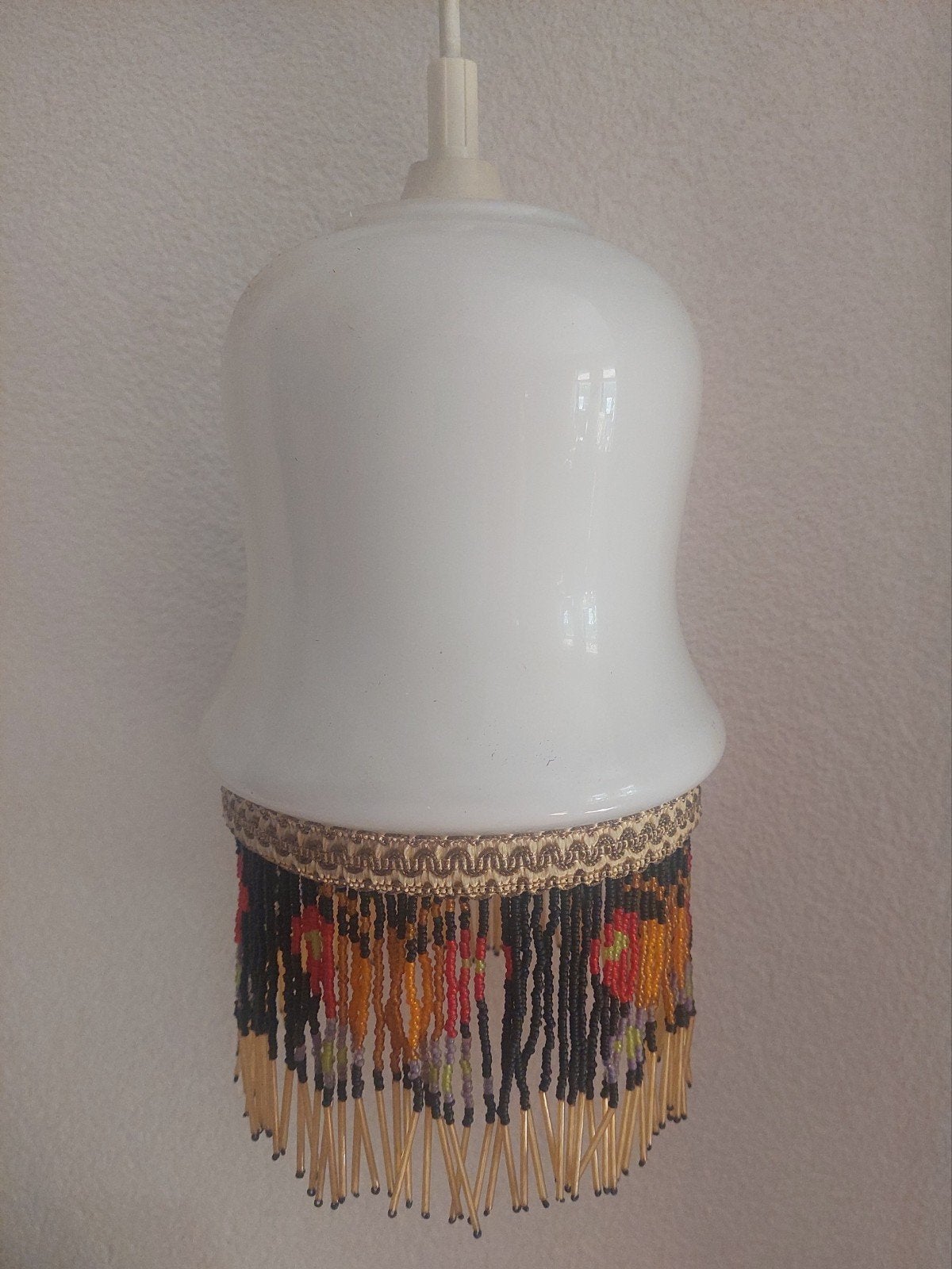 Lamp (antiek, kralen), Ophalen