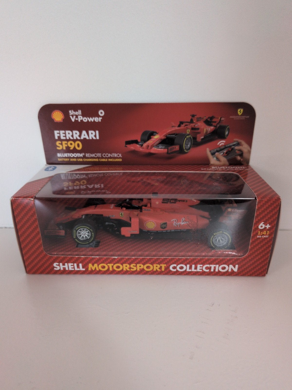 Shell V-Power Ferrari SF90 Bluetooth RC Auto, Ophalen of Verzenden