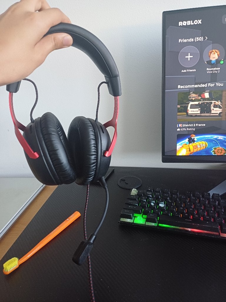 HyperX Cloud III Gaming Headset, Ophalen, Zo goed als nieuw, Gaming headset, Hyper x Cloud