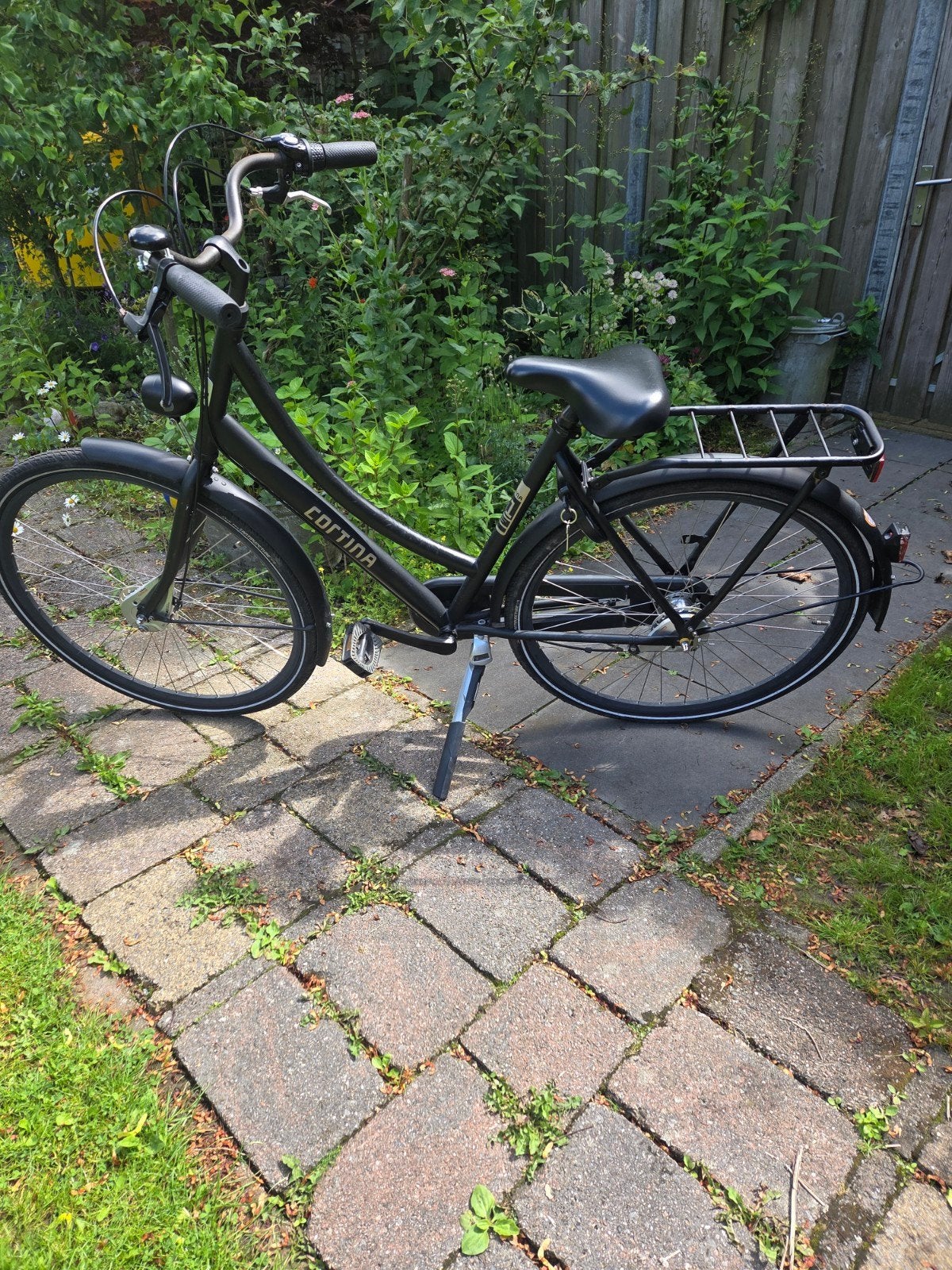Damesfiets , cortina, 3versnellingen, zwart, Ophalen, Trommelrem, Cortina u1, Versnellingen