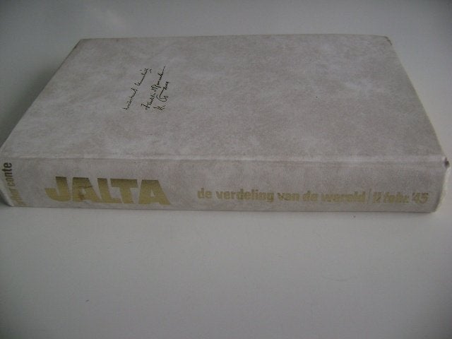 G-12788-10-3 : Jalta en de verdeling van de wereld - A.Conte, Ophalen of Verzenden, Gelezen, Overige gebieden