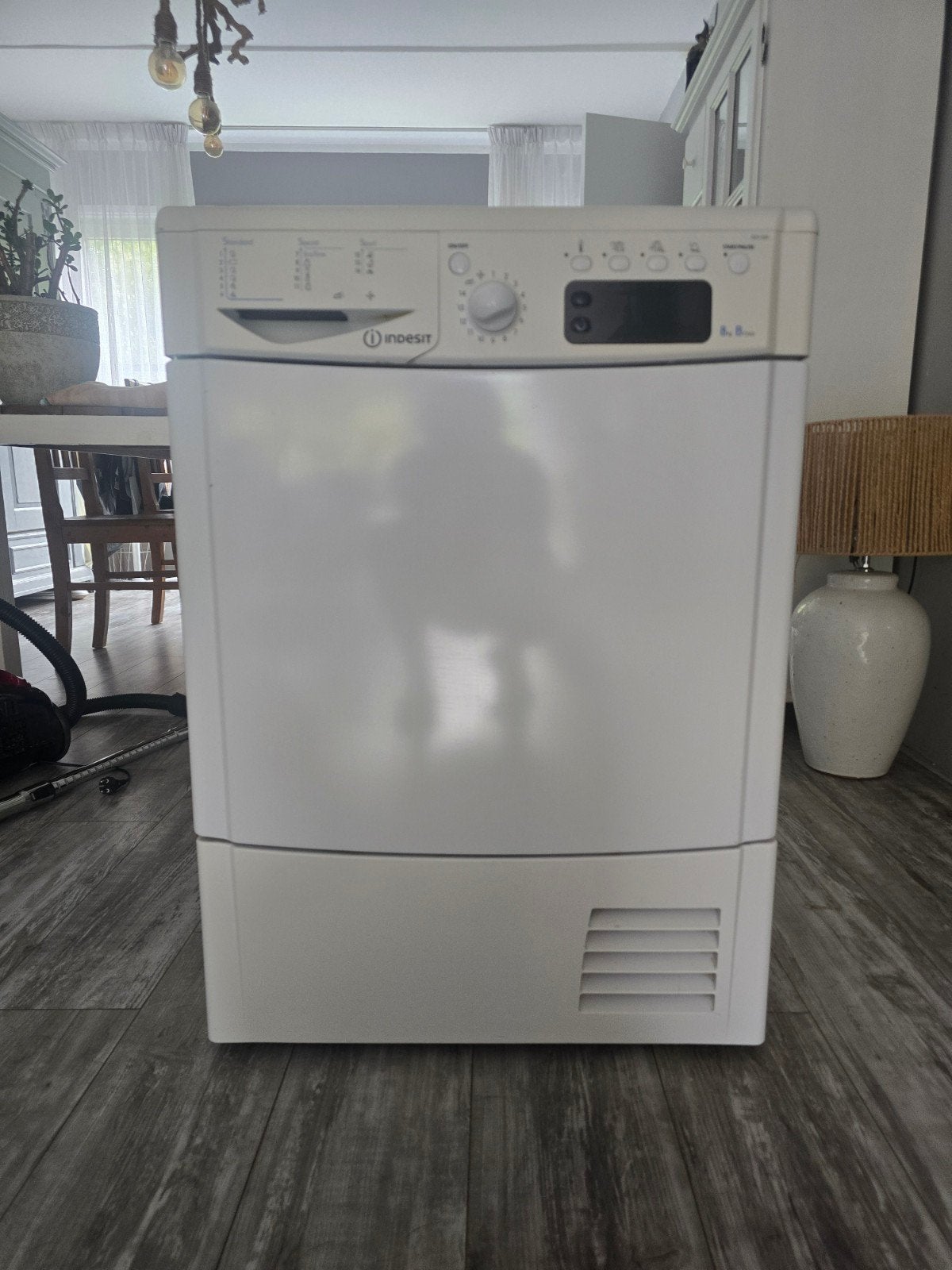 Wasdroger Indesit, Ophalen, Gebruikt, Voorlader, 85 tot 90 cm