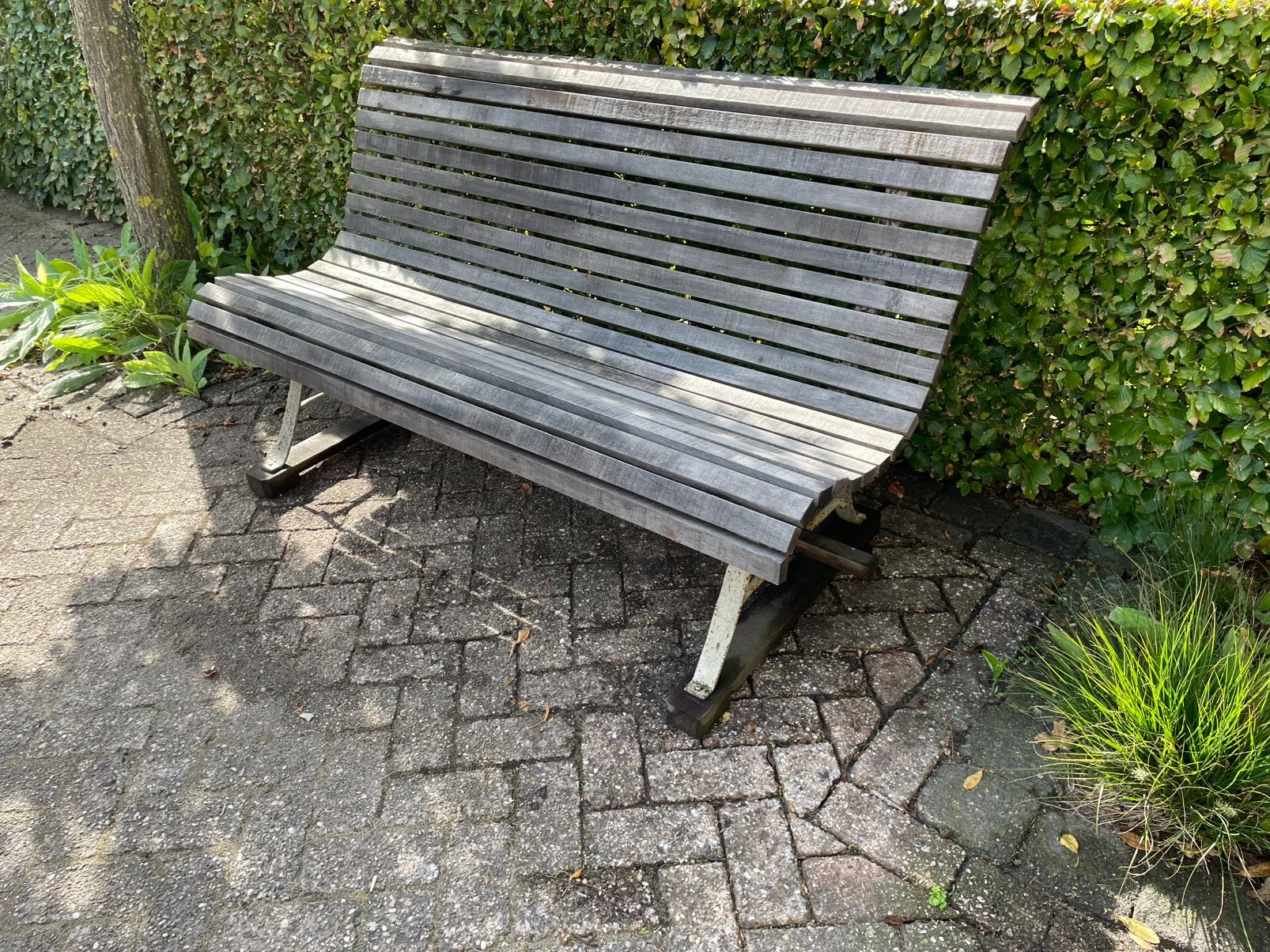 Tuinbank/parkbank boerderijen bank, Ophalen, Zo goed als nieuw, Hout