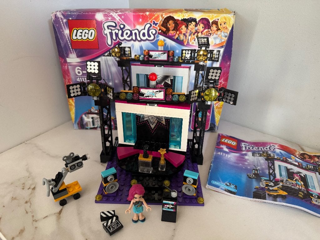 41117 Lego Friends Popster tv-studio COMPLEET, Lego, Inclusief accessoires, Friends, Ophalen of Verzenden