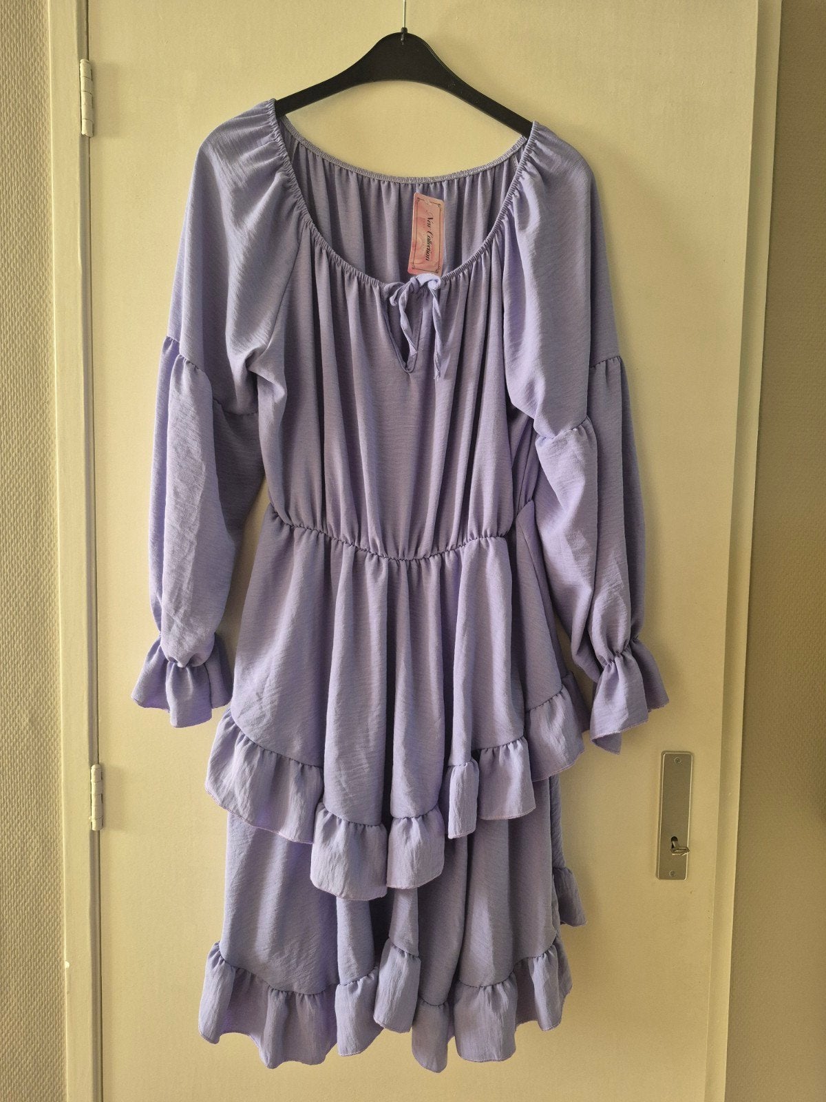 nieuwe jurk lila maat 46/48, Kleding | Dames, Ophalen of Verzenden, Nieuw, Paars, Jurk