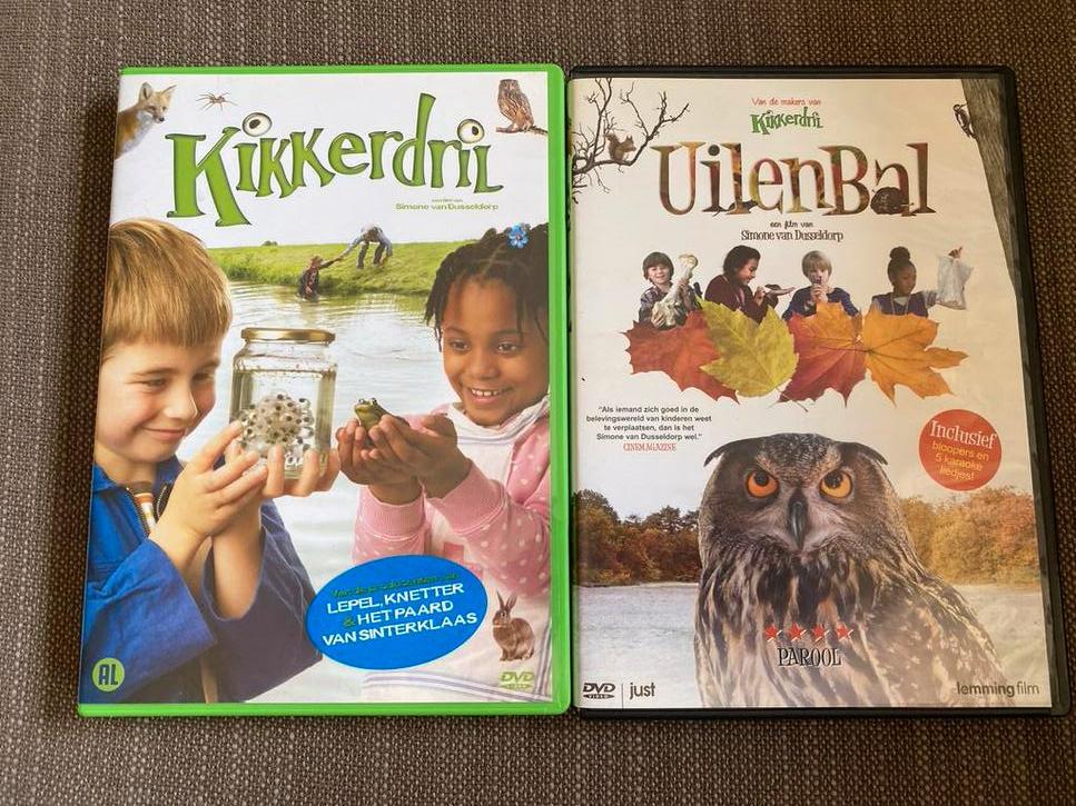 Kikkerdril en Uilenbal - dvd’s, Alle leeftijden, Ophalen of Verzenden, Zo goed als nieuw, Educatief