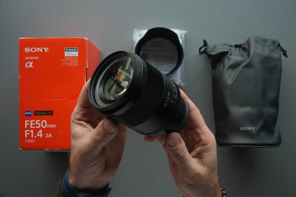 Sony FE 50mm F/1.4 ZA ZEISS Planar T, Ophalen of Verzenden, Zo goed als nieuw, Standaardlens
