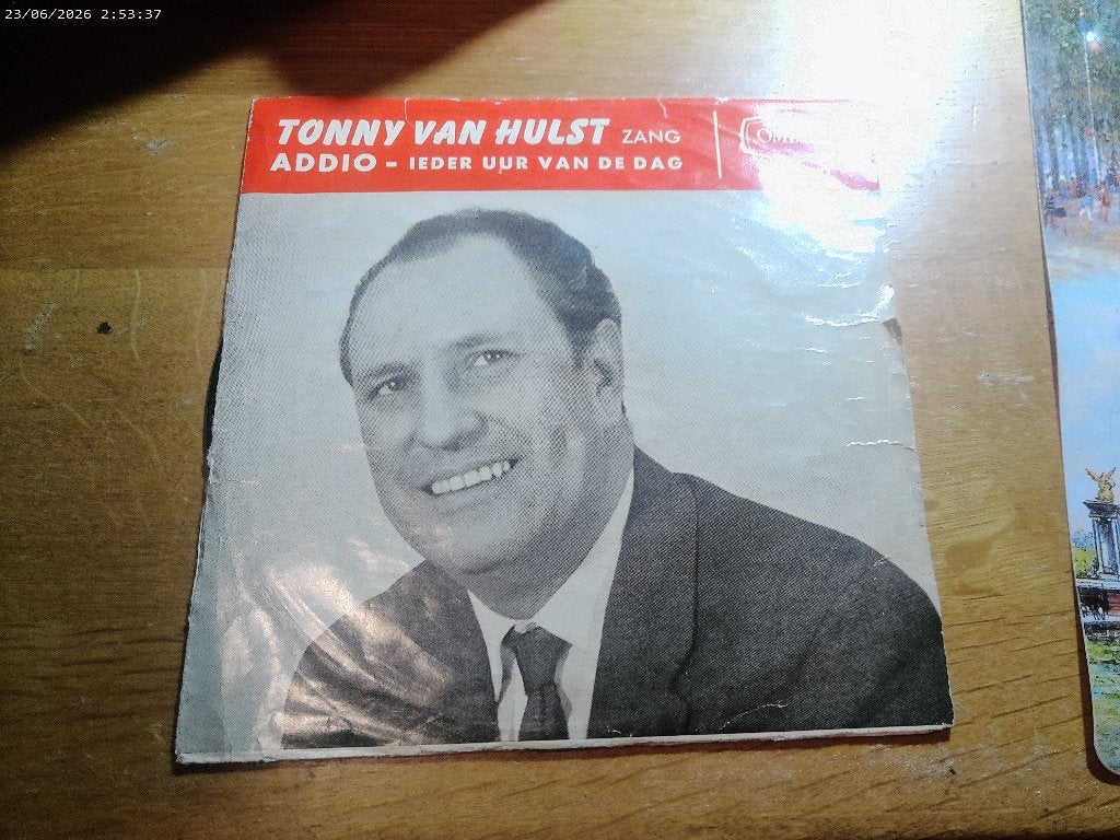 Tonny van Hulst - Addio / Ieder uur van de dag, Cd's en Dvd's, Vinyl Singles, Gebruikt, Fotohoes, 7 inch, Single