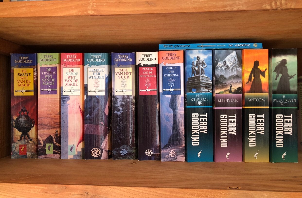 Terry Goodkind De wetten van de magie Complete serie, Boeken, Ophalen of Verzenden, Zo goed als nieuw