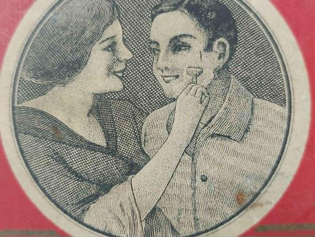 Vintage repasseur + stropper, Sieraden, Tassen en Uiterlijk, Uiterlijk | Lichaamsverzorging, Zo goed als nieuw, Overige typen