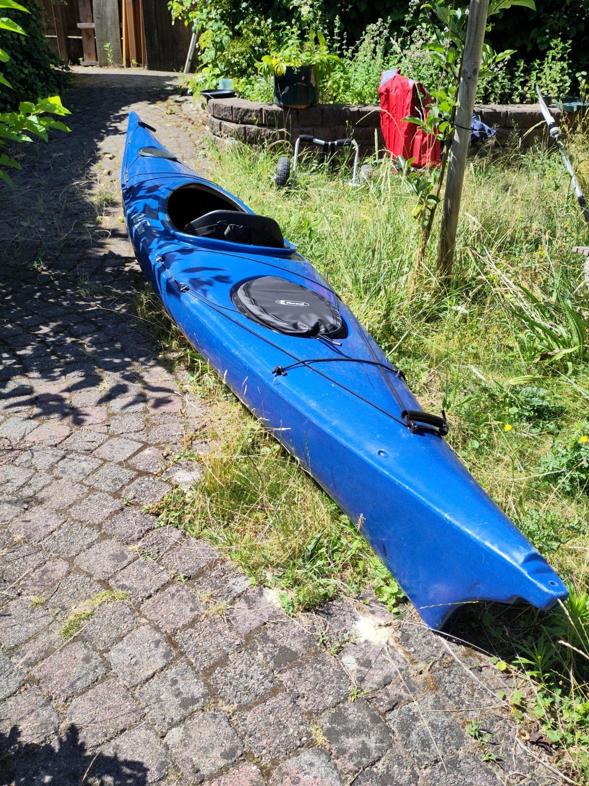 Kajak "Old Town Nantucket" blauw - touring kayak 4,5m, Watersport en Boten, Ophalen, Gebruikt, Eén persoon, Kajak