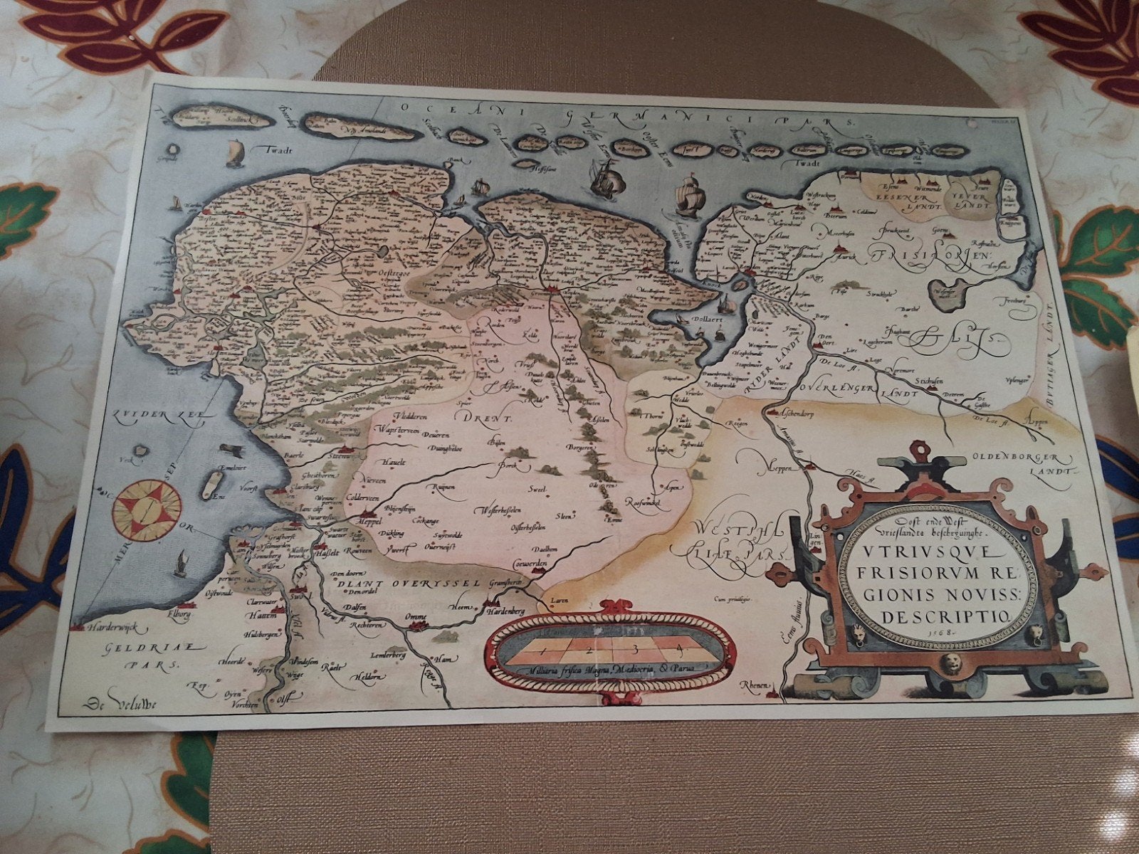 Kaart Oost- en West-Friesland, Jacob van Deventer, 1568, Ophalen, Cartografie