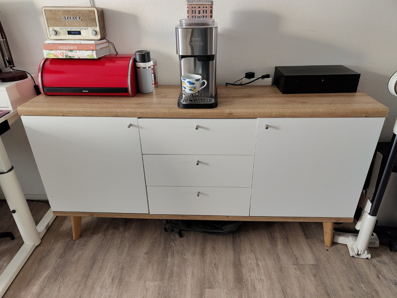 Dressoir Meubella 160x50x84, Ophalen, Met lade(s), 150 tot 200 cm, Zo goed als nieuw