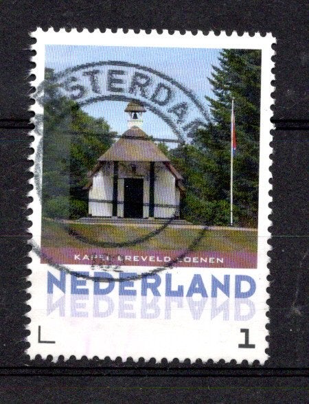 gestempelde zegel. Persoonlijke: uit velletje van 3. Loenen, Postzegels en Munten, Postzegels | Nederland, Ophalen of Verzenden