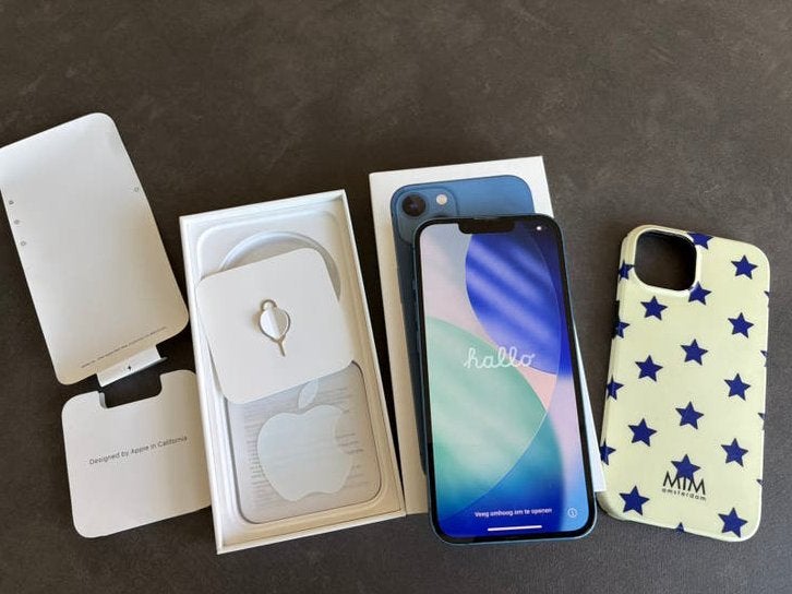 Iphone 13 || Blauw || 256gb, Ophalen of Verzenden, Gebruikt, Apple