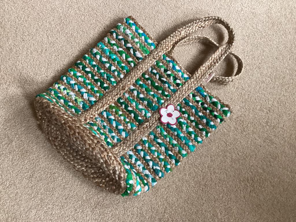 NIEUW Stevige grote jutte tas van IMBARRO voor, € 10, Ophalen of Verzenden, Nieuw, Shopper