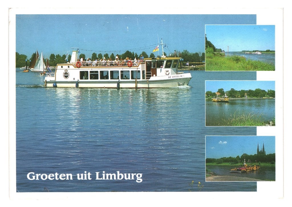 988231 Rondvaartboot de Rosslag Limburg mooie zegel Efteling, Ophalen of Verzenden, 1980 tot heden, Gelopen, Limburg