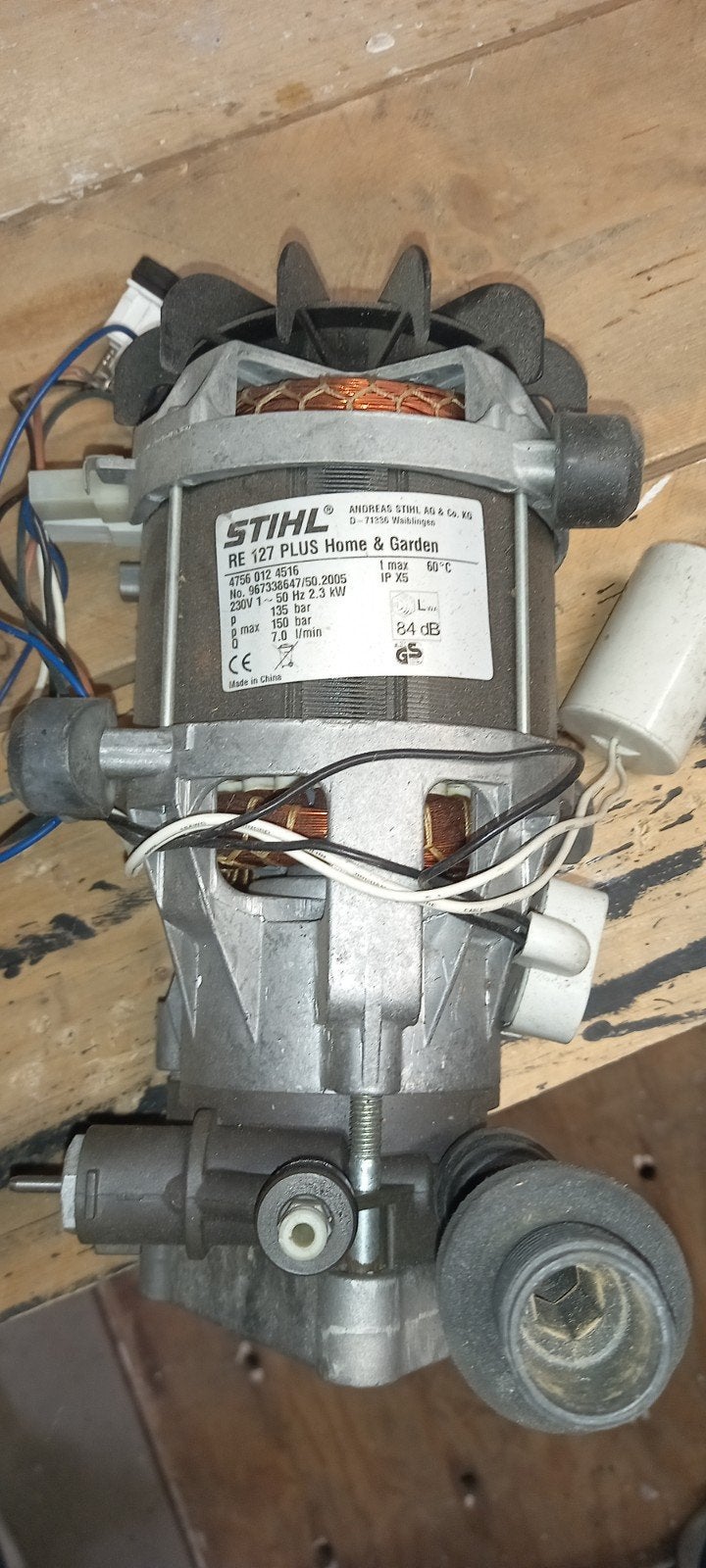 Hogedruk reiniger motor en pomp stihl re 127, Ophalen of Verzenden