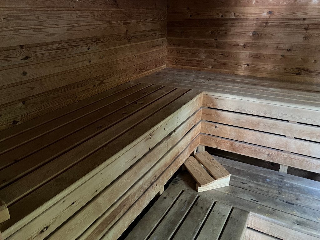 complete sauna sawo finland ( zelf demonteren ), Sport en Fitness, Sauna, Ophalen, Gebruikt, Fins of Traditioneel, Complete sauna