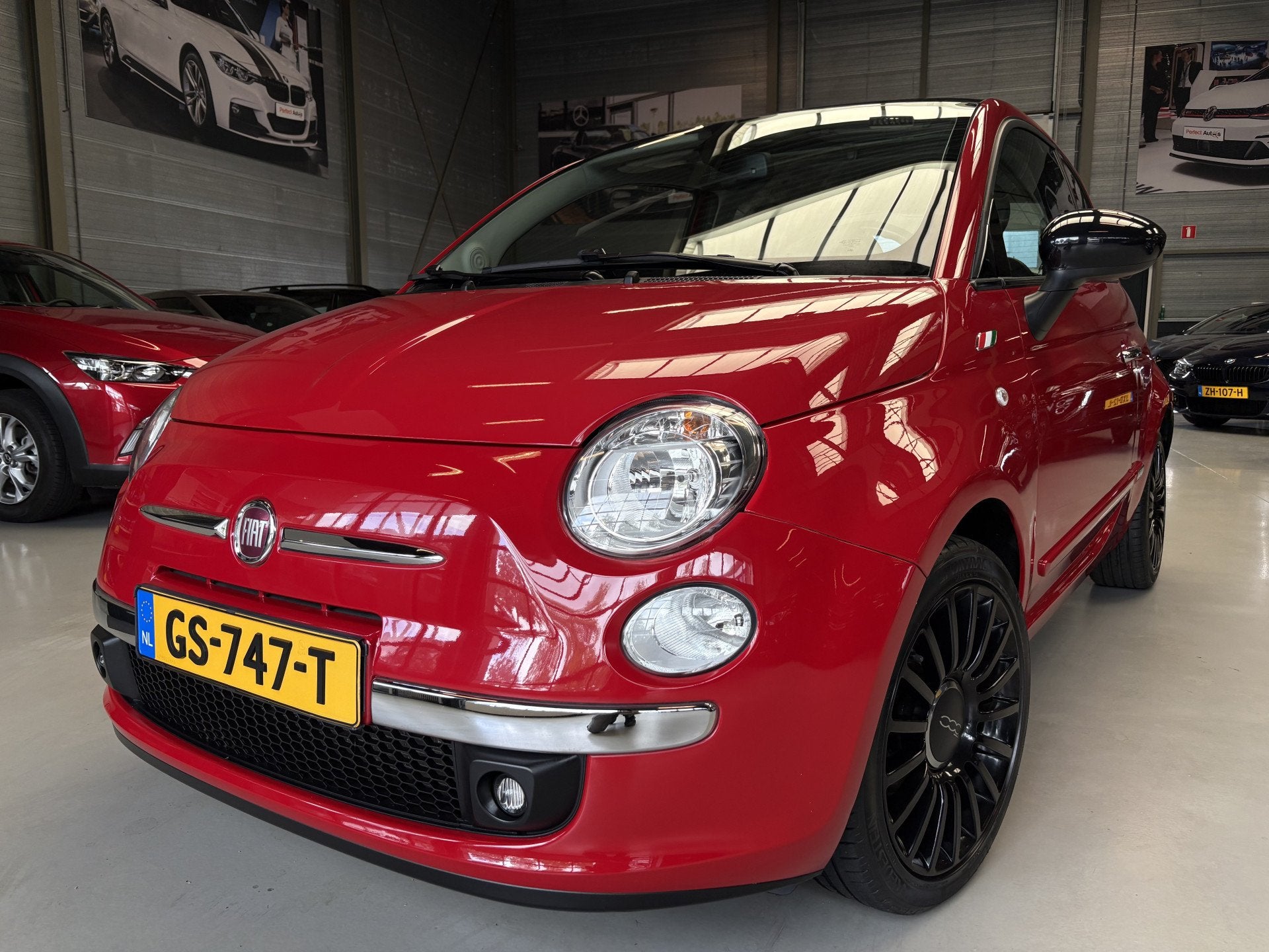 Fiat 500 0.9 TwinAir Easy Airco, Leder, Panorama dak, Auto's, Voorwielaandrijving, 86 pk, Gebruikt, 905 kg