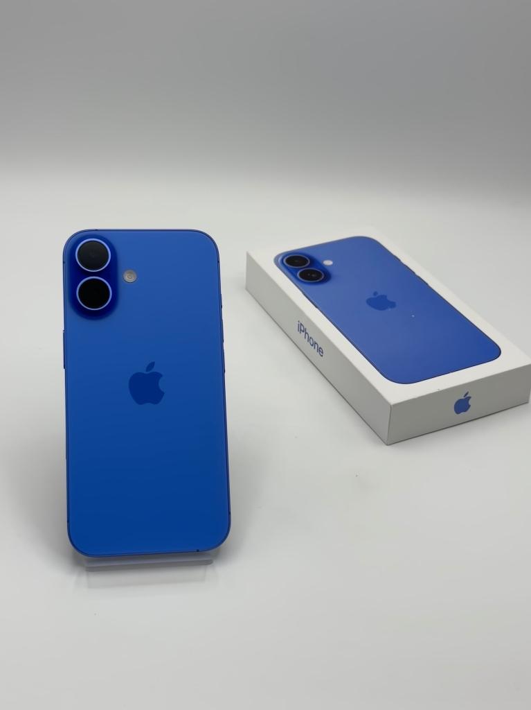 iPhone 16 | 128 GB | Ultra Marine | Topstaat | Garantie, 128 GB, 89 %, Apple Inc., Blauw