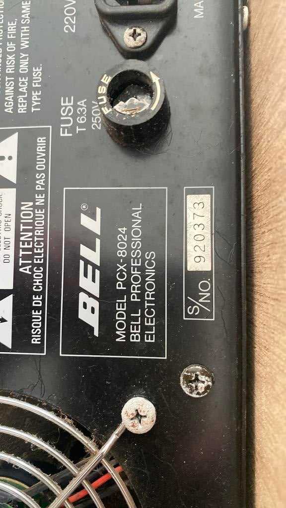 Bell versterker aangeboden, Ophalen, Gebruikt, Audio